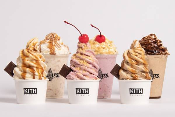 キス トリーツ“おまかせ”フレーバーの限定アイス＆ミルクシェイク、四季折々の食材を使用