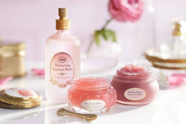 SABON“ローズの香り”23年夏スキンケア、とろけるスクラブ洗顔＆ふんわり微粒子ミスト