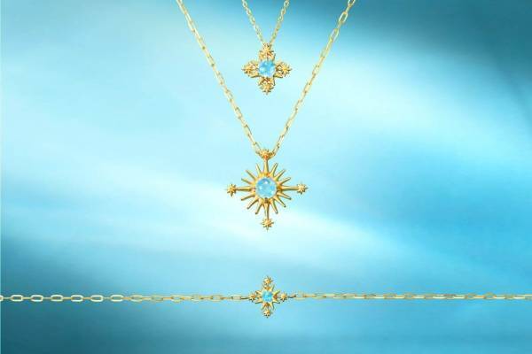 スタージュエリー“まるで天の川”なカラーストーンのネックレスや、星＆太陽着想の腕時計も