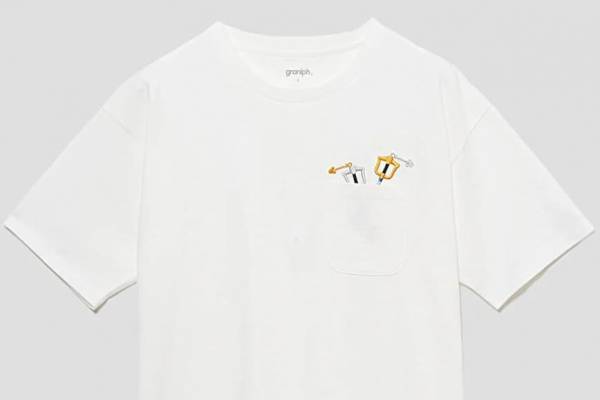 グラニフから「キングダムハーツ」の新作アイテム、キングダムチェーンの刺繍Tシャツや総柄ワンピース