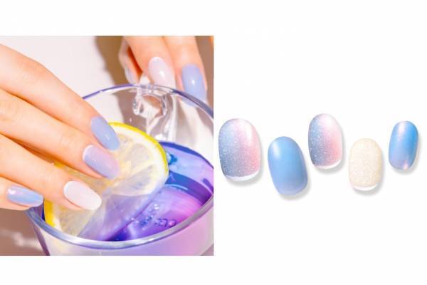 幻想的な"バタフライピー”＆ピーチフィズ着想のジェルネイルシール、ジェルミー ペタリーより