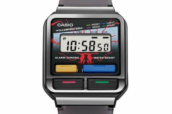 カシオ×ストレンジャー・シングスのコラボ腕時計、レトロな80年代風デジタルウォッチ