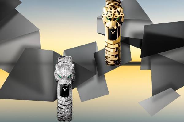 カルティエ23年新作腕時計「ラ パンテール」ゴールドで“豹の頭”を象ったジュエリーウォッチ