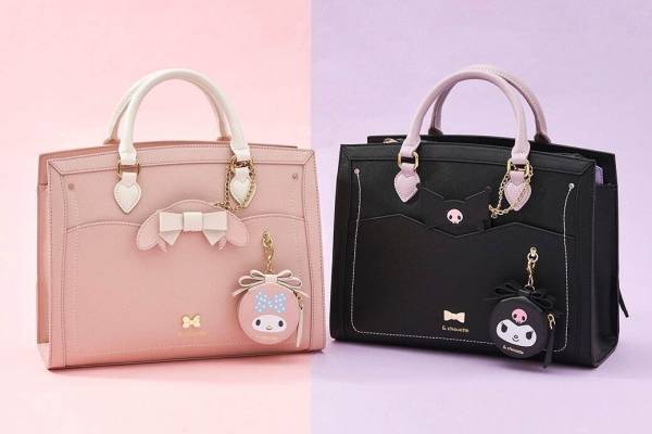 アンドシュエット×「マイメロディ＆クロミ」クリアポケット付きトートバッグやカードケースなど