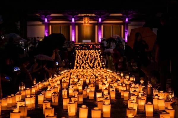 「100万人のキャンドルナイト」増上寺で、煌めく1,690個のキャンドル＆東京タワーが4年ぶりに消灯