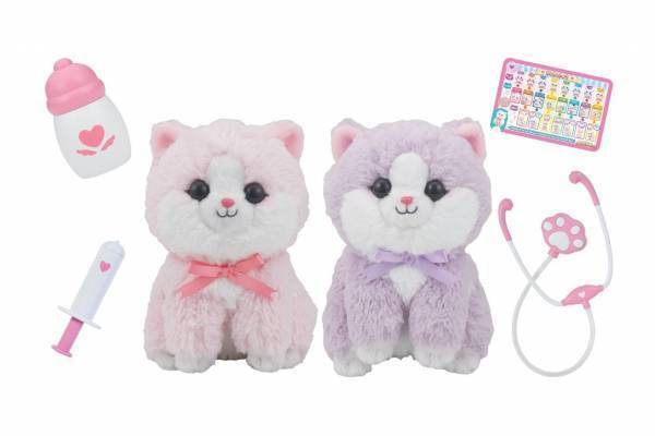 ねこ型トイ「なおしてあげる！こねこのおいしゃさん」“30秒に一度体調を崩す？！”甘えんぼの子猫