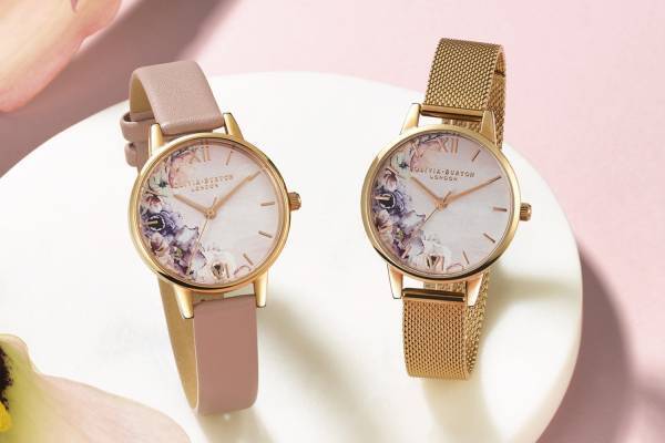 オリビア・バートン新作腕時計、水彩画のフラワープリント＆イギリスのティーセット風デザインなど