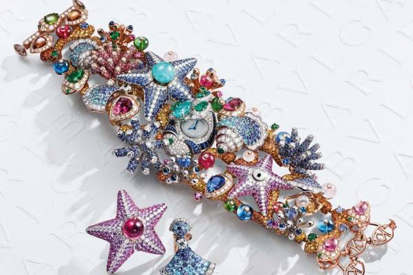 ブルガリ23年新作ハイジュエリーウォッチ、魚＆貝殻モチーフの腕時計や小さな“アクアリウム”文字盤