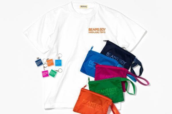 「ビームス ボーイ 原宿」移転オープン、オリジナルロゴTシャツやカラフルなポーチなど限定アイテムも