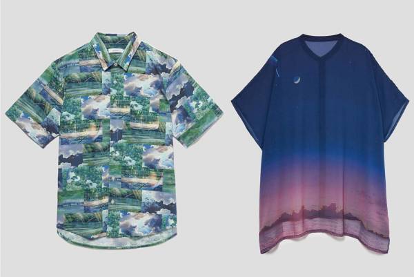 グラニフ×新海誠『君の名は。』のシアーシャツや『言の葉の庭』の総柄シャツなどコラボアイテム