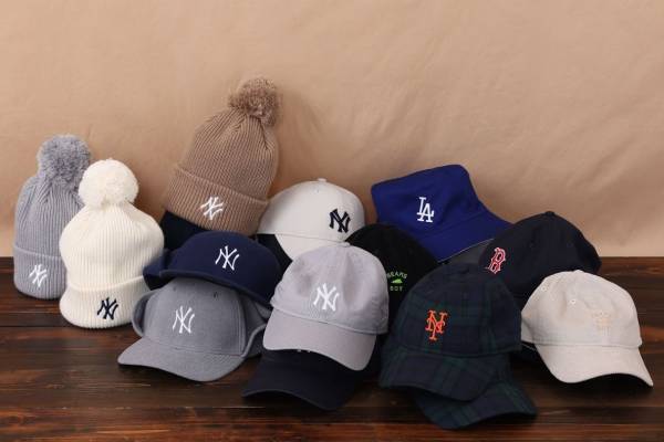 ビームス ボーイ×ニューエラ“MLB”球団チームロゴ配したキャップ、ニット帽やコーデュロイキャップも
