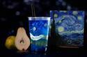 名画を飲む！？ゴッホ《星月夜》モチーフの夏ドリンクが大阪で、シャリシャリ氷×2種の洋梨ゼリー