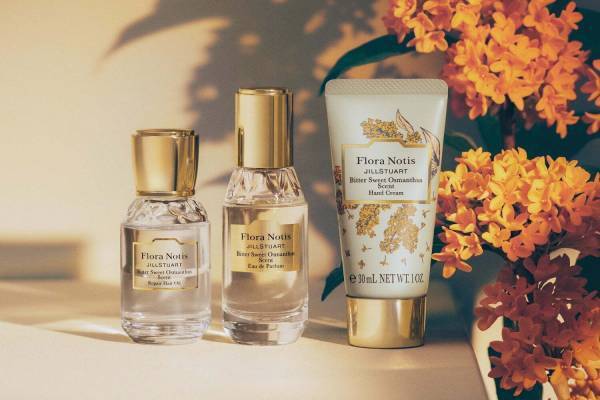 フローラノーティス ジルスチュアート“金木犀がビターに香る”23年秋コスメ、ミニ香水＆ヘアオイルなど