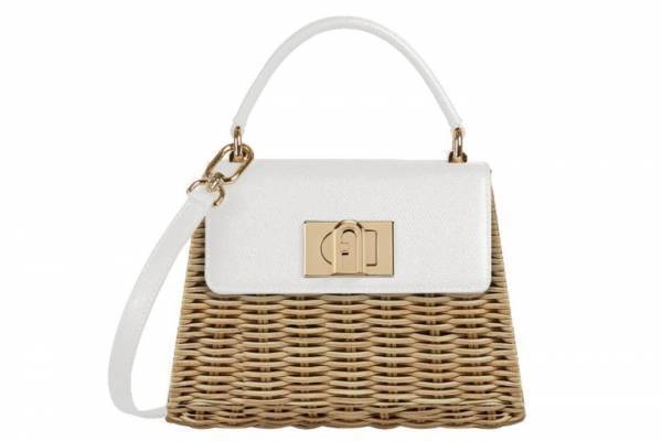 フルラ“涼し気ラタン×ホワイトレザー”の限定ハンドバッグやパイソン柄トート、阪急うめだ本店に