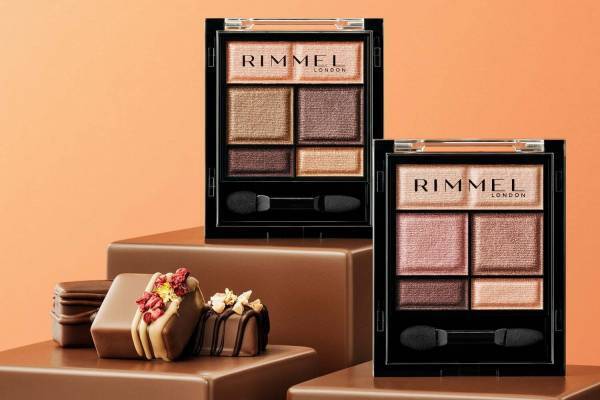 リンメル23年秋コスメ、“まるでショコラ”煌めきアイシャドウ＆ハチミツ入りぷるツヤリップも