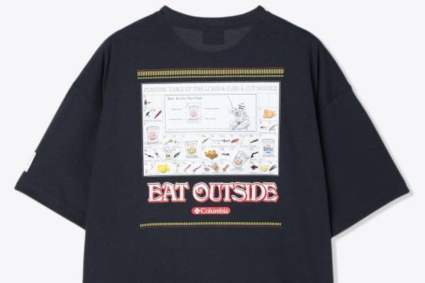 コロンビア×日清食品「カップヌードル」“食べるほど、涼しくなる”冷却機能付きTシャツ