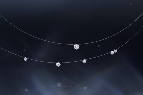 スタージュエリー七夕新作、“ダイヤモンドが浮かぶ”限定ネックレス＆ルビーカラーの腕時計など