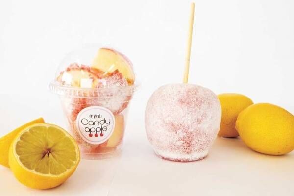 本格りんご飴「代官山キャンディーアップル」新作レモネード味、レモン＆ラムネの爽やかフレーバー