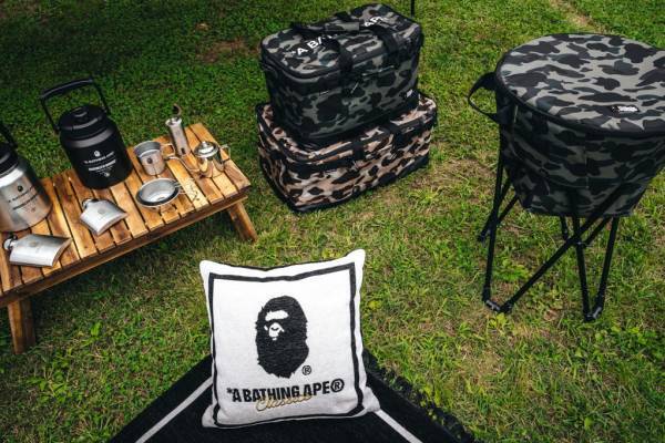 アウトドアレーベル「ア キャンピング エイプ」誕生、ヘリノックスやペンドルトンとの“カモ柄”ギアなど