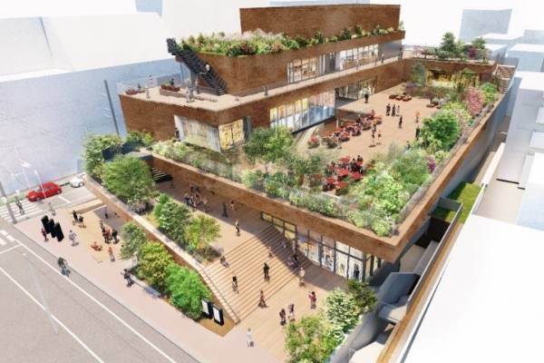 新商業施設「自由が丘 デュ アオーネ」26の専門店が出店、緑豊かな開放的なテラスも