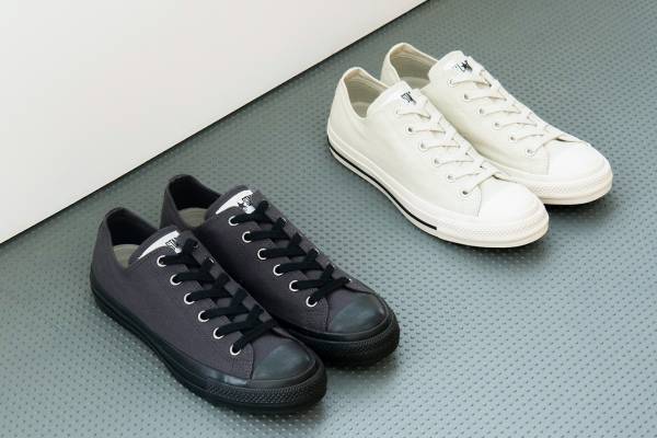 コンバース×MHL.のスニーカー、“1本ライン”のミニマルなローカットモデル