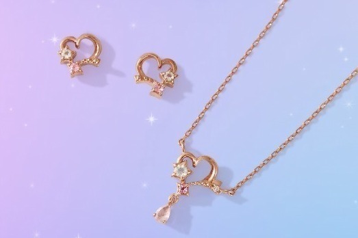 サマンサティアラの七夕ジュエリー、”織姫＆彦星”を表現したハートモチーフのネックレスやピアス