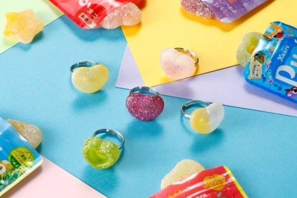 カンロ「ピュレグミ」“キラキラ”リング第2弾！リアルなグミ粒＆カラフルなカラーを再現