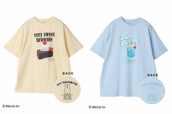 アース ミュージック＆エコロジー×「ミッフィー」コラボTシャツ、“ミッフィーの3Dケーキ”柄など