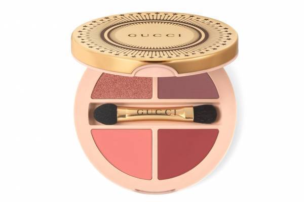 グッチ ビューティ初“4色入りマルチパレット”、アイ・リップ・チークに使えるピンクやブラウン系カラー