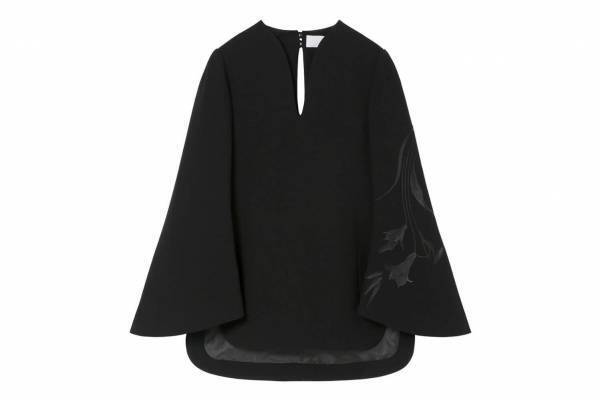 マメ クロゴウチ、フラワー刺繍のドレス＆ブラウスをオールブラックで - 伊勢丹新宿店で先行発売