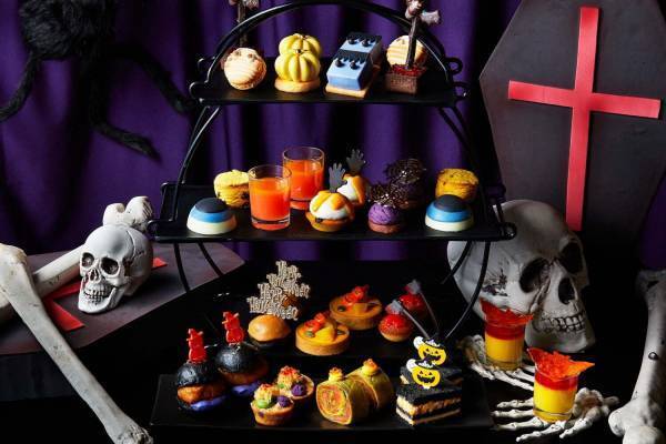 ANAインターコンチネンタルホテル東京「ハロウィン・アフタヌーンティー」“ミイラマカロン”など