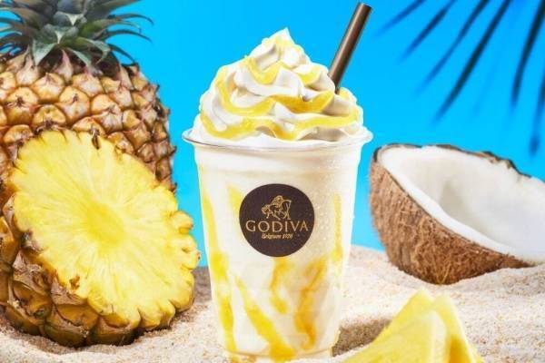ゴディバ新作「パイナップル＆ココナッツ ショコリキサー」ホワイトチョコ×トロピカルな香り