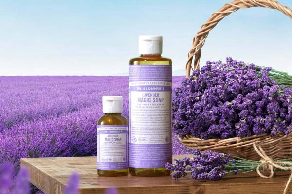ドクターブロナー23年秋ボディケアキット、“ラベンダー香る”オーガニックソープ