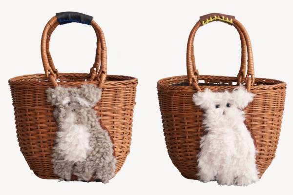 ミュベール“犬モチーフ”のバッグ＆ニット、シュナウザーやバセットハウンドが主役