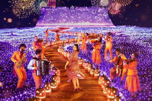 長崎・ハウステンボス「ハロウィーンフェスティバル」カボチャランタンの光に包まれるナイトウォークなど