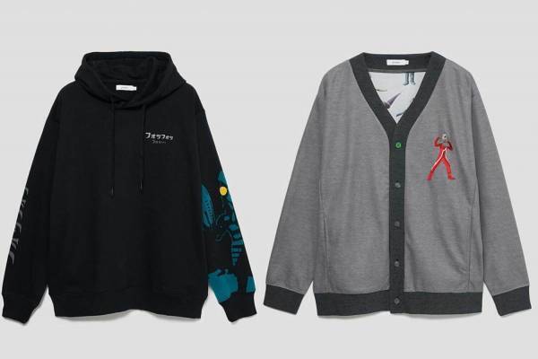 グラニフ×ウルトラマンのコラボアイテム、バルタン星人の声パーカーやウルトラセブンの刺繍ロンT