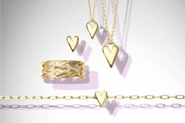 スタージュエリー“ハートモチーフ”のジュエリーから新作、チェーンブレスレットなど