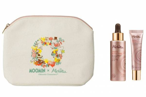 メルヴィータ23年クリスマスコフレ第2弾、“ムーミンの限定ポーチ付き”スキンケアキットなど