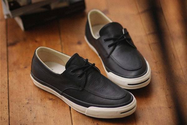 コンバース「ジャックパーセル」新作スニーカー、アイビールック着想のレザー素材×“モカシン風”アッパー