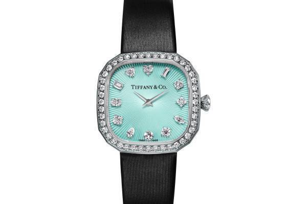ティファニー新作腕時計、“クッション”型ケース＆ハートなど12種ダイヤモンドを配した文字盤