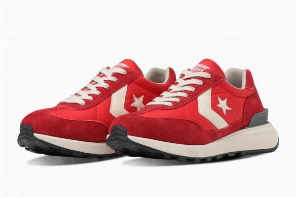 コンバース“スエード×ナイロン”の日本製スニーカー「スターファイヤーSC J」新色レッドなど