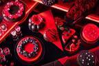 ヒルトン大阪“赤”が主役の秋スイーツビュッフェ、ハートや薔薇を模したケーキ