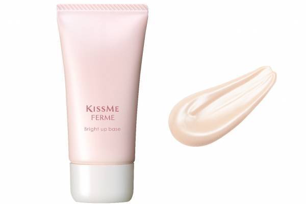 キスミー フェルム23年秋ベースメイク、“ナチュラルなツヤ肌”を叶える血色ピンクの化粧下地