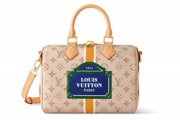 ルイ・ヴィトン新作ウィメンズバッグ、“パリの標識”モチーフのロゴ×ベージュのモノグラム・キャンバス
