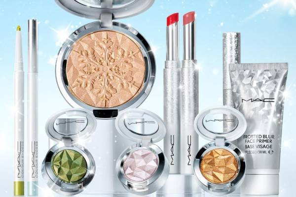 M·A·C23年クリスマスコスメ、“まるで雪の結晶”ラメ輝くアイシャドウ＆ひんやり化粧下地など