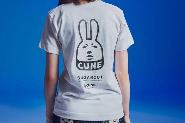 キューン×液体甘味料「シュガーカット」“顔”モチーフのワンピースや“糖類ゼロ”ロゴ入りジャケット