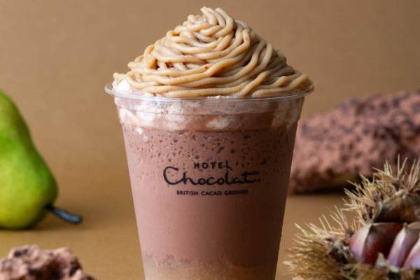 ホテルショコラ秋限定「モンブランと洋梨のフラッペ」濃厚マロンクリーム×上品な洋梨のカカオフラッペ