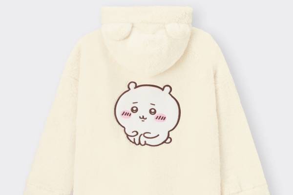 「GU×ちいかわ」コラボ第3弾、ちいかわ・ハチワレ・うさぎのなりきりパーカやしっぽ付きポシェット