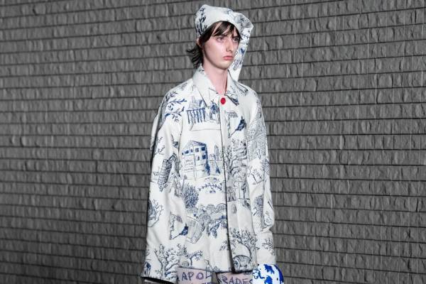 シンヤコヅカ 2024年春夏コレクション、月夜の散歩道