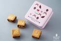 Q-pot CAFE.新作“リボンオバケちゃん”のクッキー缶、キャラメルクッキーサンド入り